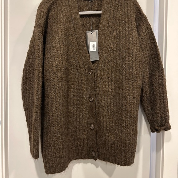 Jenni Kayne Brown Cardigan Sweater